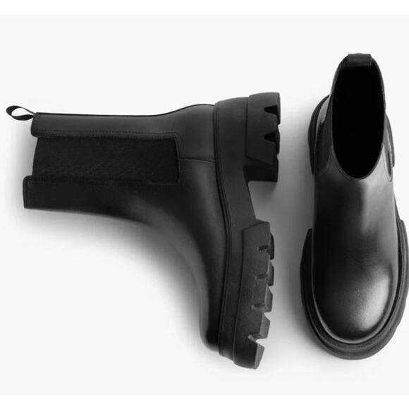 New THURSDAY Boot Co Reign Platform Chelsea Boots •Women 8.5• Leather Handmade - Picture 1 of 10